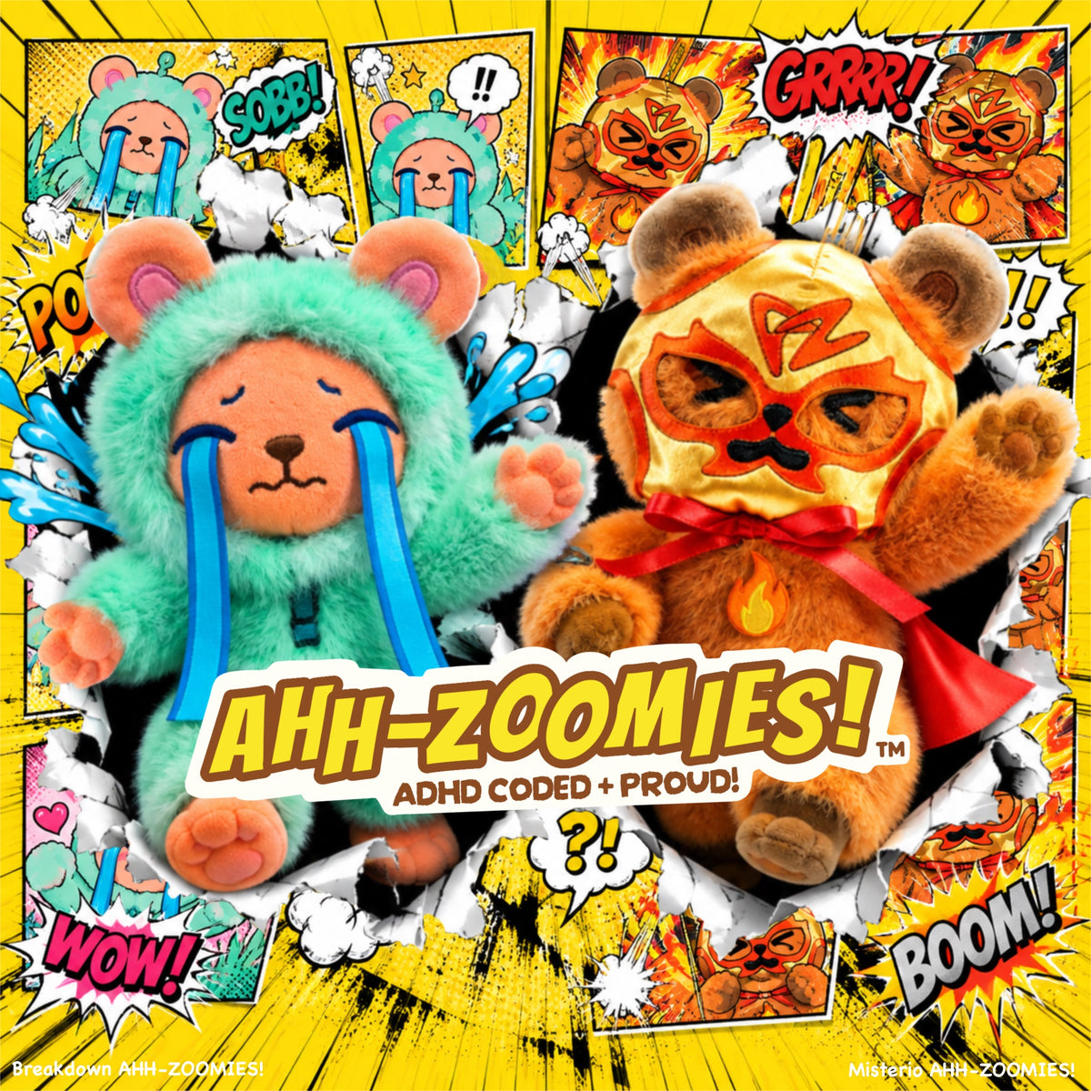 AHH-ZOOMIES!™ : ENERGY OVERLOAD PLUSH (Limited Edition - Founders’ Club)